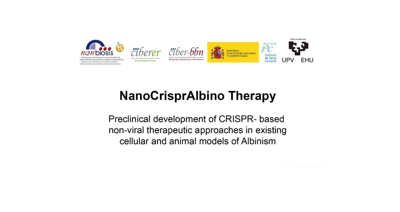 José Luis Pedraz y Lluís Montoliu explican el nuevo proyecto NanoCrisprAlbino Therapy