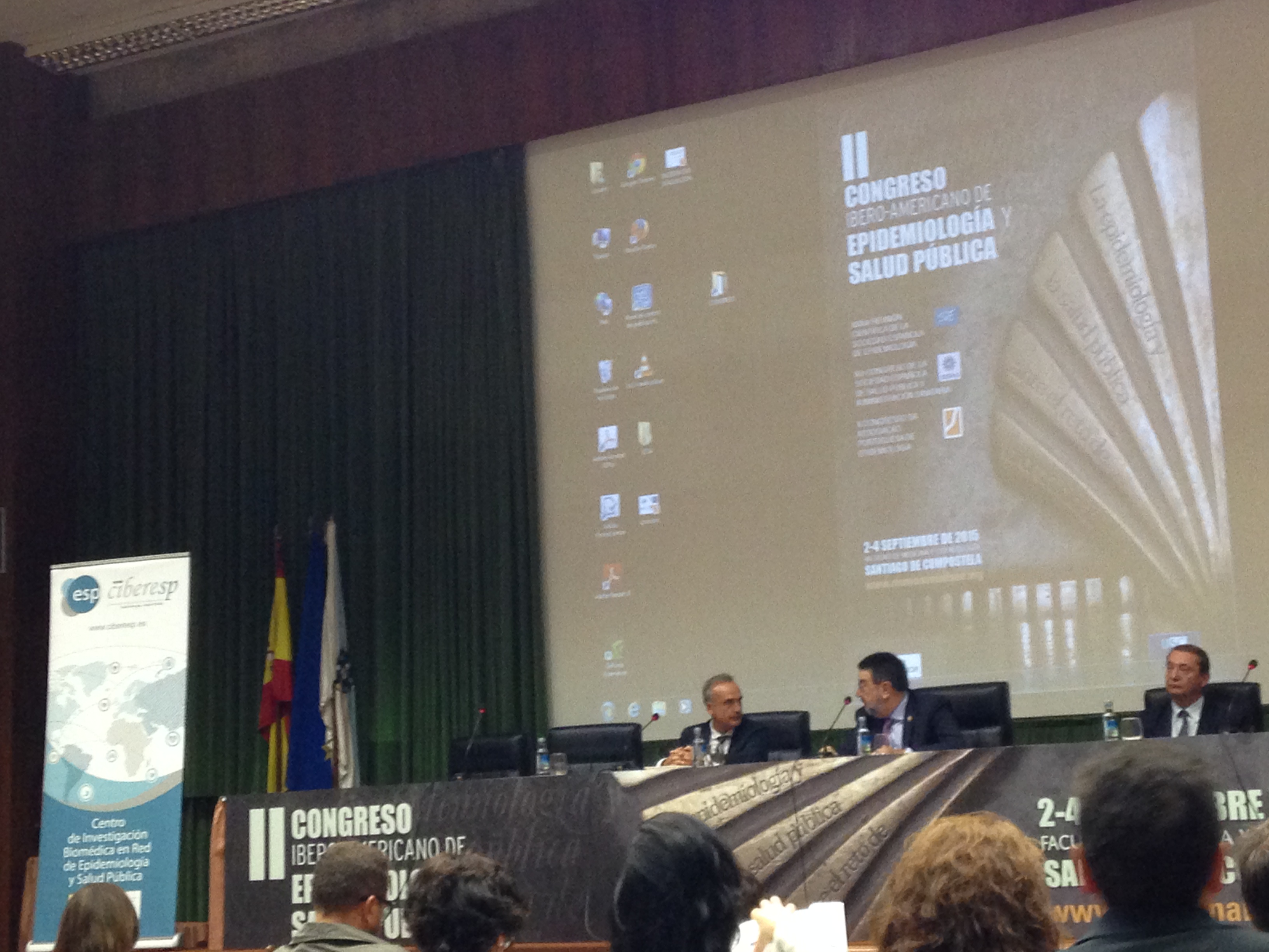 La Reunión Anual del CIBERESP tuvo lugar en Santiago el día previo al Congreso Iberoamericano de Epidemiología y Salud Pública