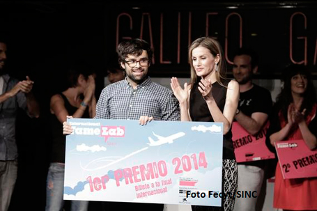 El biólogo Ricardo Moure, ganador de Famelab España 2014